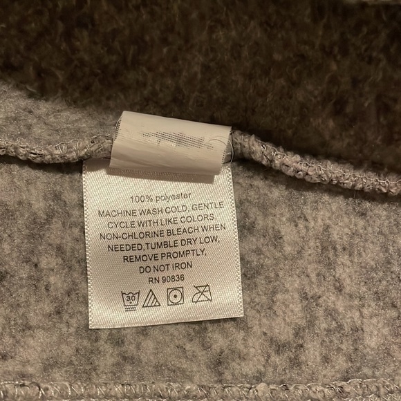 PORT Authority Fleece Lined Windbreaker Jacket Zip Up - Picture 6 of 6